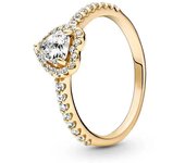 Anillo de amor con corona de princesa brillante de circón a la moda y encantador  anillo Pandora Original  joyería exquisita  regalo DIY para mujer