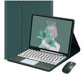 Wireless Magic Keyboard for iPad Pro Case 11 2024 Spanish Bluetooth Keyboard and Mouse