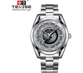 Fondo trasfondo multifunción reloj mecánico automático reloj de hombre