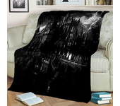 Gothic Horror Skull Ghost Cartoon  Blanket,Soft Throw Blanket for Home Bedroom Bed Sofa Picnic Travel Office Cover Blanket Kids