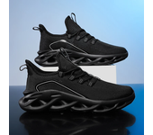 Zapatillas para correr para hombre, de malla, transpirables, cómodas, con cordones, informales, para tenis, ligeras, para gimnasio y trotar, para verano, 2025