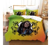 Bob Marley Duvet Cover Sets Music Legends Jamaica Singer Comfortable Bedspreads Queen King Size Bedding Sets Bedroom Decor