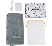 Manta Térmica Eléctrica para Alivio del Dolor Menstrual y Fisioterapia con Función de Belleza Crystal Super Suave Hecha en China Tamaño 30*60cm
