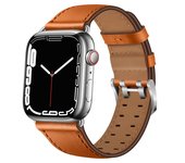 Strap For Apple Watch 49MM 45MM 41MM 44MM 38MM 42MM Business Real Leather Woman Bracelet iWatch serie Ultra 49mm 8 se 7 6 5 SE2