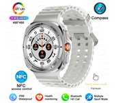 New Smartwatch 7 Ultra Men Full Touch Bluetooth Call Watch NFC Compass Sports Waterproof AMOLED Screen Women For Android ios ﻿