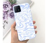 For Oppo A73 5G Case CPH2161 Marcle Painted Cover Matte Silicone Soft TPU Phone Case For Oppo A73 Global 5G Fundas Bumper Capas