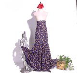 Flamenco Belly Dance Waterline Collar Flare Pack Hip Maxi New Skirt