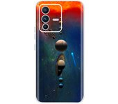 Silicone Case For Vivo V23 5G Phone Case Clear Soft TPU Cute Cat Flowers Capa Shell On Vivo V 23 V23 Pro V2130 Silicone Cases