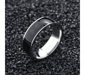 Anillo con tecnología NFC, anillo deportivo, anillo con tecnología inteligente NFC de acero inoxidable