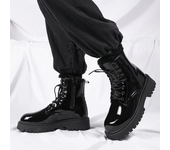 Caliente De Terciopelo Botas De Motorista Deportivo Suela Gruesa Resistente Al Desgaste De Moda Retro Botas De Los Hombres