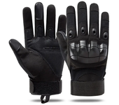 Guantes tácticos militares de dedo completo para hombres, pantalla táctil, Paintball, Airsoft, nudillos duros, escalada al aire