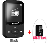 RUIZU X52 Sport Bluetooth MP3 Player 8gb Clip Mini with Screen Support Pedometer music player плеер mp3 music player