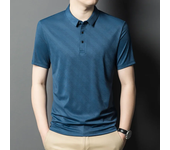 CASUMANL 2024 New Summer Top Men's Outdoor Polo Shirt Solid Short Sleeve Polos Para Hombre Business Plain T-shirt  for Men