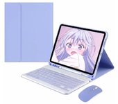Spanish Keyboard for Samsung Galaxy Tab S9 FE+/S9 FE Plus 12.4 inch 2023 SM-X610 X616B Keyboard Case with Pencil Holder