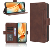 For Vivo V20se Y27 Y36 X50 Y70 2020 Y78 Y100 Pro 4G 5G Solapa Billetera De Ranura Múltiple