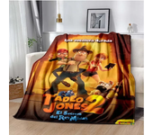 Cartoon Tadeo Jones Anime Throws Blanket for Kid Sofa Home Hiking Picnic Bed Super Soft Cute kawai Flannel Blanket birthday gift