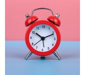 Reloj despertador niños cartoon para casa Mini Retro dormitorio