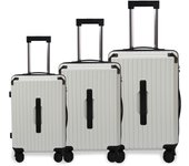 maletas de viajes,pack maletas,juego de maletas,PC suitcase Spinner Wheels scratch-resistant Lightweight Spinner Expandable Suitcase, Universal wheel, ( 3-Piece Set(20"/24"