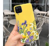 For Samsung M12 Cases Samsung Galaxy A12 F12 Cover Back Shell Soft Silicone Zebra Block Coque Capas A 12 M 12 Soft Housing Case