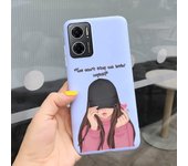 For Xiaomi Redmi 10 5G Case Cover 6.58" Soft Silicone Matte Phone Case Back Cover On Cover Redmi 10 redmi10 5g Lovely Girl Cases