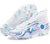 Zapatos de fútbol de caña alta para hombre, botas de fútbol para adolescentes, césped