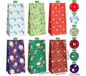 for Filling: Crafts Set, 24 Small Paper Bags, Stickers, DIY Advent Calendar