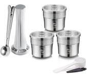 ICafilas Reusable Coffee Capsule Pod For illy X7.1 illy Y5 Mahine Stainless Steel Refillable Coffee Maker Filter