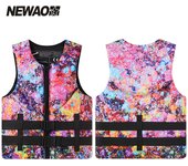 Life Jacket for Adult Super Buoyancy Neoprene Life Vest Surf Raft Kayak Fishing Jet Ski Water Sport Swimming Rescue Life Jacket