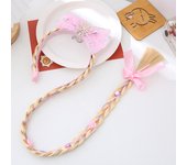 Elsa Cosplay Weaving Braid Tangled Kids Rapunzel Headband Princess Hair Girl Wig Princess Girls Headband Kids Hair Hoop Braided