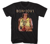 Bon Jovi T-Shirt Slippery When Wet Cover Black Tee