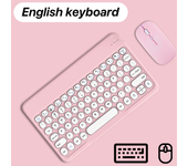 Wireless Keyboard And Mouse For Apple Samsung Bluetooth Keyboard for iPad iPhone Tablet Laptop Spanish Portuguese Russian French
