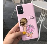 For Samsung Galaxy A51 Case Colorful Flower Painted Silicone Shockproof Cover For Samsung A51 4G 5G SM-A515F A 51 GalaxyA51 Case