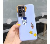 For Samsung S21 Ultra 5G Case Galaxy S21 Ultra With NFC Fashion Soft Liquid Silicone Phone Shell Samsung Galaxy S21 SM-G998B