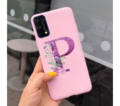 Lovely Alphabet Case For Oppo Realme X7 Pro 5G RealmeX7 Phone Case Silicone Soft Back Cover For Realme X7 X 7 Pro Coque Funda