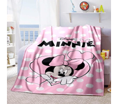 Cartoon Anime   Mouse, , Minnie Love Blanket Adult Bedroom Family Blanket Children's Gift