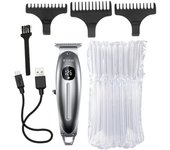 Original kemei full metal professional hair trimmer for men lithium rechargeable electric beard hair clipper LCD display haircut