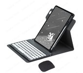 Rotating Case for iPad Air 2024 11 inch M2 Air 6th Generation Case with Pencil Holder Vertical Stand Spanish Keyboard
