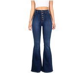 Womens Flare Jeans Skinny High Waist Shot Denim Pants for Women Slim Fit Size X Larg Aesthetic Flared Trousers Streetwear Z A R
