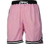 Pantalones de Baloncesto Cruzado para Hombres Línea de Malla de Secado Rápido Cintura Elástica