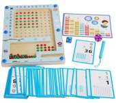 Madera Aprendizaje Temprano Regalos para Niños Juguetes Educativos Montessori Ayudas para la Enseñanza Bolígrafo Magnético Cuentas para Caminar Tableros para Contar