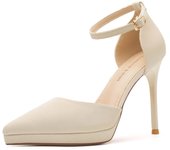 2024 new style women's shoes/sandals/high heels/stilettos/pointed toes/spring/summer/autumn/winter/banquet/wedding/work/leather/Black