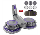 Electric Mop Head Attachment for Dyson V10 Slim/ V12 Detect Slim Vacuum Cleaner Parts with Water Trank and Trigger Lock