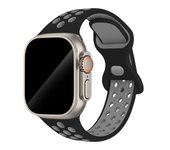 Strap For Apple watch band 44mm 49mm 45mm 41mm 40mm 38mm 42mm Silicone breathable bracelet iwatch series 8 7 se 6 5 4 Ultra 49mm