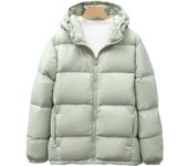 Women's Winter Hooded Windproof and Coldproof Down Jacket, 90 Down