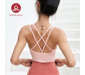 Moving Peach Sports Seamless Bra Women Gym Bra Training Wear  Breathable Bra IBF