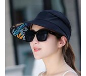 Sombrero de sol plegable con protección solar de verano para mujer, gorra de ala ancha, visera de playa para mujer, sombrero de sol con protección UV para vacaciones para niña