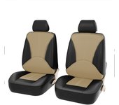 Universal PU Leather Four Seasons 5-seater Vehicle Cover Fit Most Car Truck SUV Auto Seat Protector Cushion