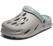 FLIOZY Mens Casual Slip-On Hollow Out Arch Support Clogs Garden Shoes Slip-on Outdoor Beach Slippers