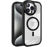 Funda de teléfono para iP 15 14 13 12 11 soporte de Metal creativo de alta penetración con tapa de película de objetivo