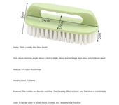 Color Cleaning Brush Clean Color Good Cleaning Effect Comfortable To Hold Household Cleaning Appliances And Accessories Thicken